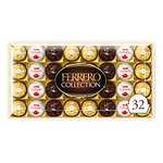 Ferrero Collection Pralines, Assorted Rocher, Coconut Raffaello and Dark Chocolate Rondnoir, Box of 32 (359g) - £6 @ Ocado
