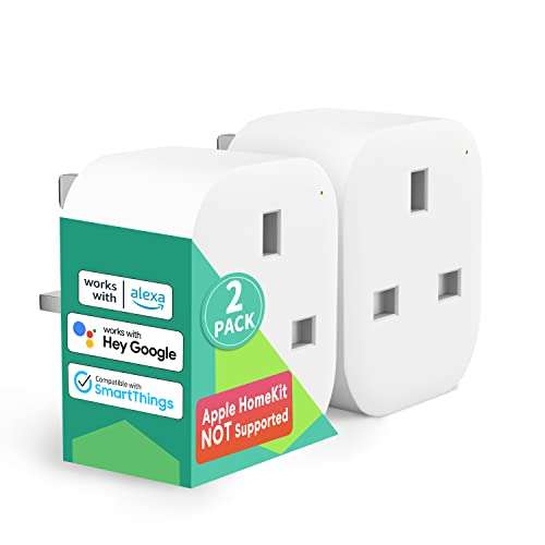 Smart Plug Mini - meross 13A WiFi Plug (2 Pack) - £15.30 at Amazon