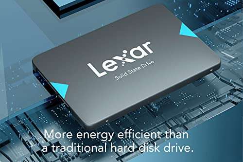 240GB - Lexar NQ100 2.5” SATA III (6Gb/s), Up to 550MB/s Read Solid State Drive - £12.90 @ Amazon