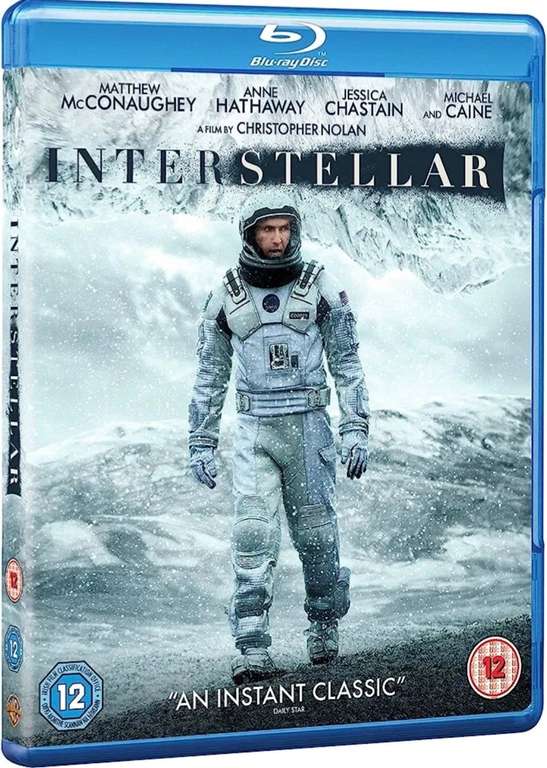 Interstellar [Blu-ray] (Used) - £2.10 Delivered With Codes @ World of Books