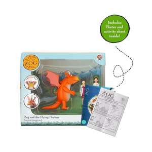 The Gruffalo and Friends Zog & The Flying Doctors Storytime Playset with Figures - £7.49 Delivered Using Code @ BargainMax