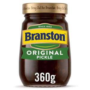 Branston pickle smooth/chunky 360g (Clubcard Price)