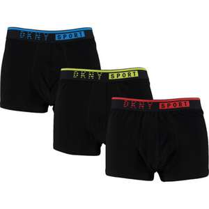 DKNY Sport 3 Pack Black Stretch Trunks Various Styles/Colors £11.00 (£1.99 Click&Collect) @ TK Maxx