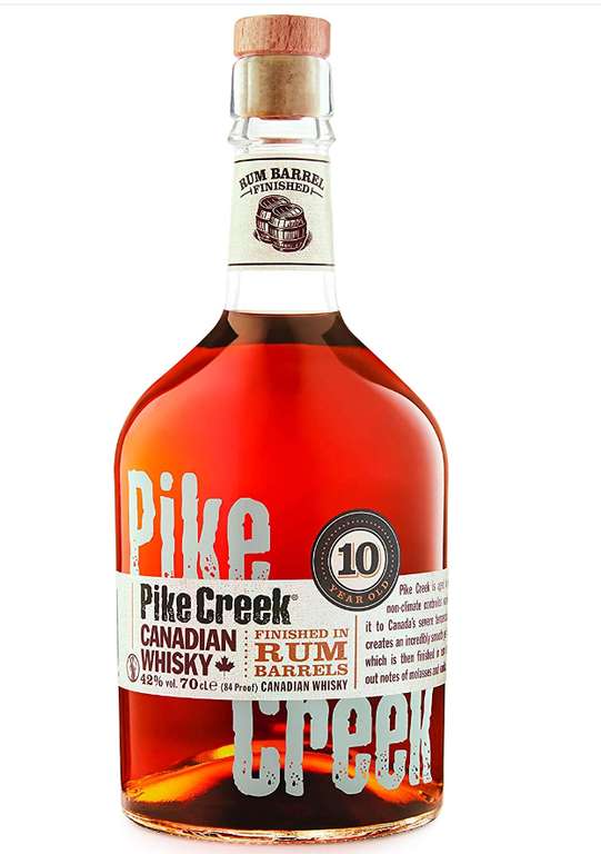 Pike creek 42% abv 70cl Canadian whisky finished in rum barrels £14.70 co-op Bridgend