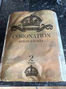 Kitchen roll Coronation branded 2 rolls £1 instore at Asda (Cribbs Causeway)