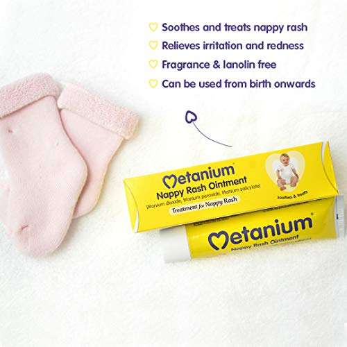 Metanium Nappy Rash Ointment £2 or £1.90 Subscribe and save From Amazon