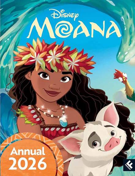 Bluey & Disney Moana Annual 2026 - Only £4.36 at Amazon | hotukdeals