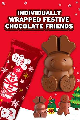 Kit Kat, Festive Friends – 100 Assorted Milk Chocolate Festive Figures, 820g £10.20 (£9.18 Subscribe & Save) @ Amazon