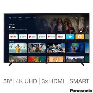 Panasonic TX-58JX800BZ 58 Inch 4K Ultra HD Smart Android TV - £399.99 Delivered (Members Only) @ Costco