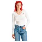 Levi's Women's Long-Sleeve V-Neck Baby Tee T-Shirt XL size only