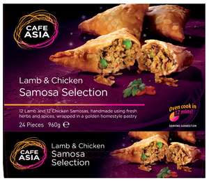 Cafe Asia 24 Lamb & Chicken Samosa Selection 960g