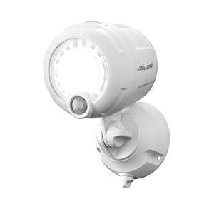 Mr. Beams Wireless Battery-Operated Outdoor Motion-Sensor-Activated LED Spotlight, Plastic, White, 200 lm - £16.10 @ Amazon