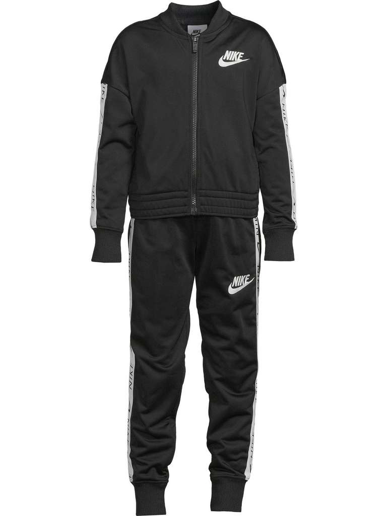 Nike Older Girls Tracksuit Tricot - Black/White + Free C&C | hotukdeals