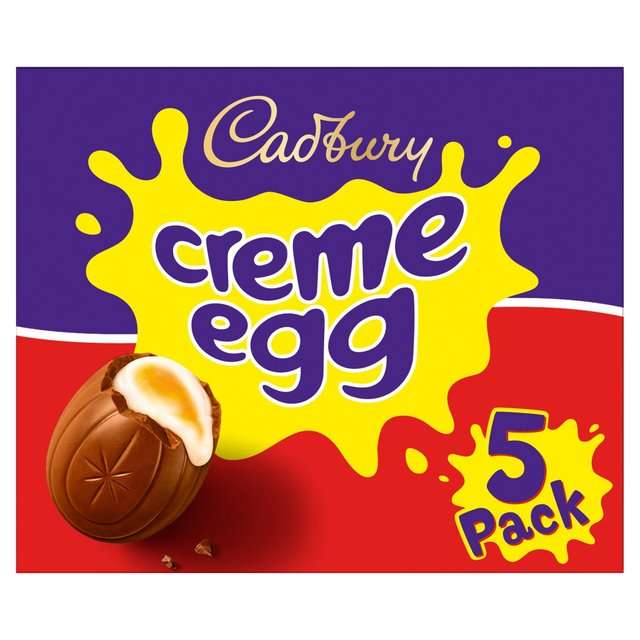 Creme egg 5 packs, classic or white/caramel/original - Wythenshawe