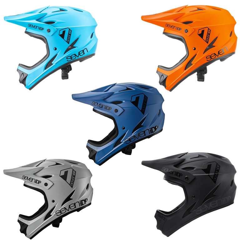 7Protection M1 Full Face Downhill MTB Cycling Helmet - Various Colours & Sizes