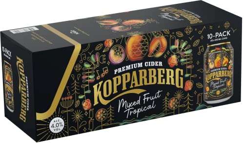 Kopparberg Mixed Fruit Tropical Cider 10x330ml cans £8.33 @ Amazon