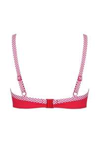 Positano Lightly Padded Underwired Top - Yellow / Red&White