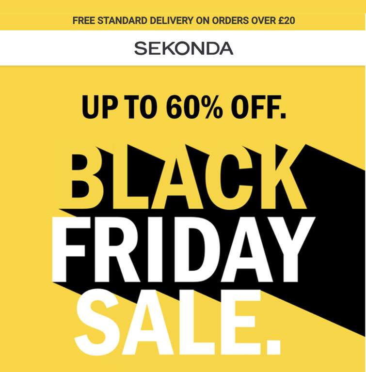 Up to 60% Off Sekonda Black Friday Sale + an Extra 10% with code + Free Delivery on £20 spend