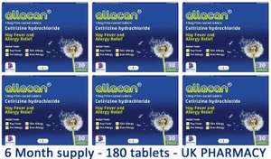 Allacan 6x30 Hayfever Tablets (10mg Cetirizine) - £4.29 delivered @ quickmeds.pharmacy / eBay