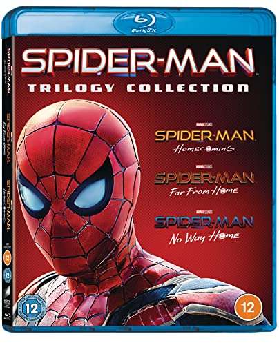 Spider-Man Triple: Home Coming, Far from Home & No Way Home [Blu-ray] [2021] - £12.60 @ Amazon