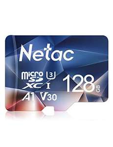 Netac 128GB MicroSDHC Memory Card, Micro SD Card R/W up to 100/50MB/s Sold by Netac Official Store / FBA