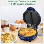 OSTBA Mini Omelette Maker Non Stick Blue/Pink Or Green