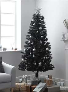 Habitat 6ft Christmas Tree - Black - Free Collection