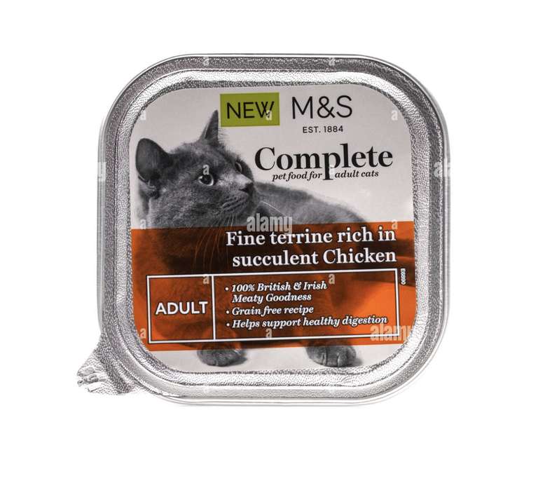 Fine Terrine Rich in Succulent Chicken Cat Food 100g - 15p instore @ Marks & Spencer, The Shire Retail Park (Leamington Spa)
