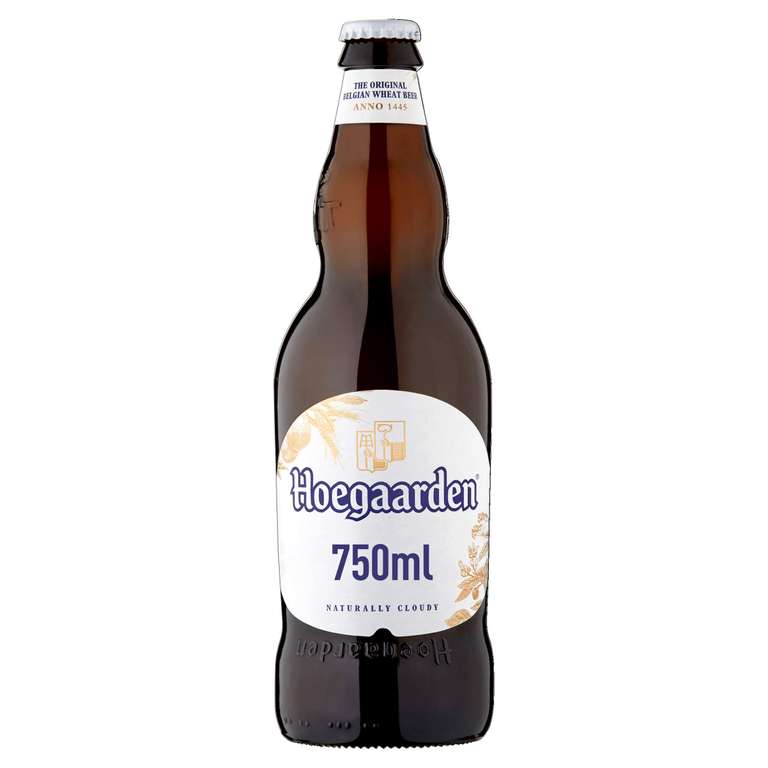 Hoegaarden, Large Bottle, 6 x 750 ml (£15.11 Subscribe & Save)