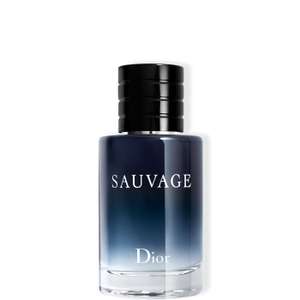 Dior Sauvage, mens EDT fragrance, 60 ml £48 With Code £2.99 delivery @ The Fragrance Shop