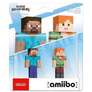 Nintendo / Minecraft Steve & Alex Amiibo double-pack £21.30 @ Amazon