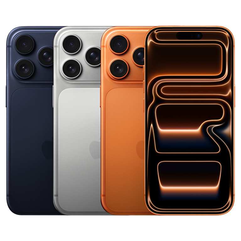 Apple iPhone 17 Pro 256GB - iD 200GB data - £339 Upfront w/code - £29.99pm/24m // Get Unlimited data for - £1124.76