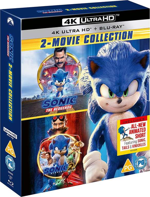Sonic The Hedgehog: 2-Movie Collection [4K Ultra HD + Blu-Ray] - £20 Delivered @ Amazon