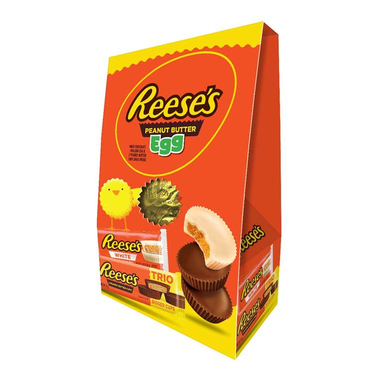 Reese's Milk Chocolate Easter Egg with Peanut Butter Cups Trio Bar £2 at Poundland Blackheath