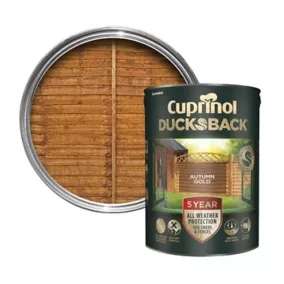 3 Tins of Cuprinol 5 Year Ducksback Shed & Fence Treatment 5L (8 Colour Options) - £24 + Free Click & Collect @ B&Q