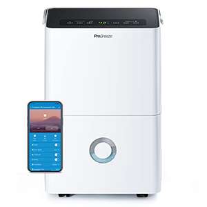 Pro Breeze 30L/Day Dehumidifier - Smart Compressor Dehumidifier with App - Sold By One Retail Group FBA