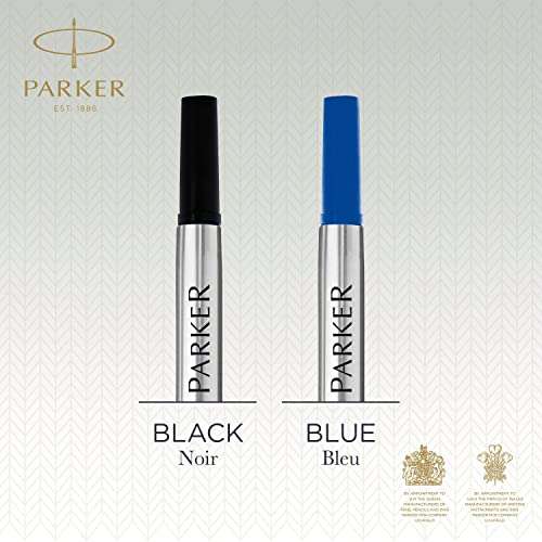 Parker Rollerball Pen Refills | Medium Point | Blue QUINK Ink | 2 Count £4.38 (Subscribe & Save £4.16) @ Amazon
