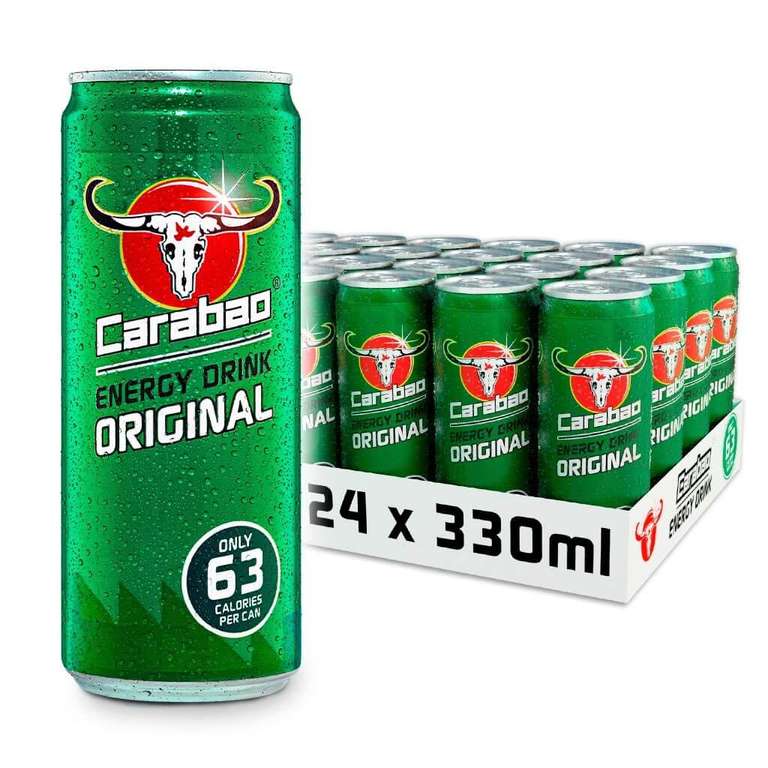 Carabao Energy Drink Original (24 x 330ML Can) £10.99 @ Carabao