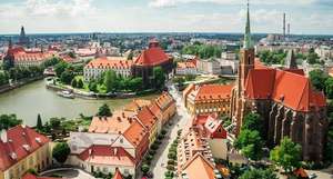 Direct return flight from Newcastle to Wroclaw (Poland), 20 to 23 May via Ryanair