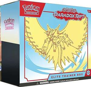 Pokémon TCG: Scarlet & Violet—Paradox Rift Elite Trainer Box - Roaring Moon (9 Booster Packs, 1 Full-Art Foil Card & Premium Accessories)