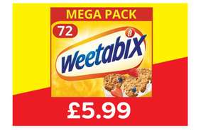 Weetabix Cereal 72 pack