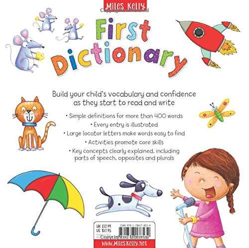 Miles Kelly Children's First Dictionary (Hardcover) - £2.99 @ Amazon