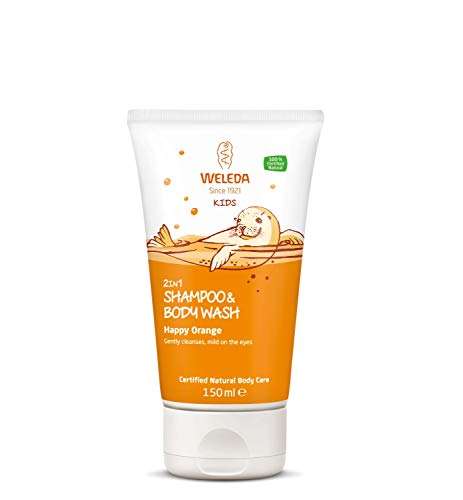 Weleda Happy Orange Kids 2 in1 Shampoo and Body Wash, 150 ml £4.68 / £4.45 S&S @ Amazon