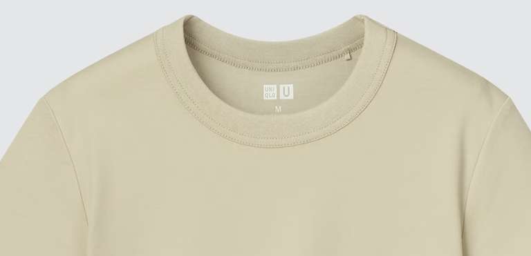 UNIQLO U Women's Crew Neck Short Sleeved T-Shirt + Free Click & Collect