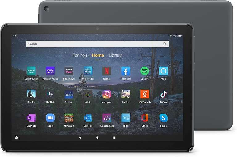Certified Refurbished Amazon Fire HD 10 Plus tablet | 10.1", 1080p Full HD, 32 GB | Slate - with Ads