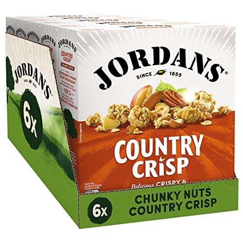 Jordans Country Crisp Chunky Nuts 500 g (Pack of 6) - £11.40 S&S