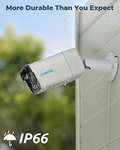 Reolink 4K PoE Outdoor Security Camera with Human/Vehicle Detection, 5X Optical Zoom RLC-811A, using code @ ReolinkEU / FBA