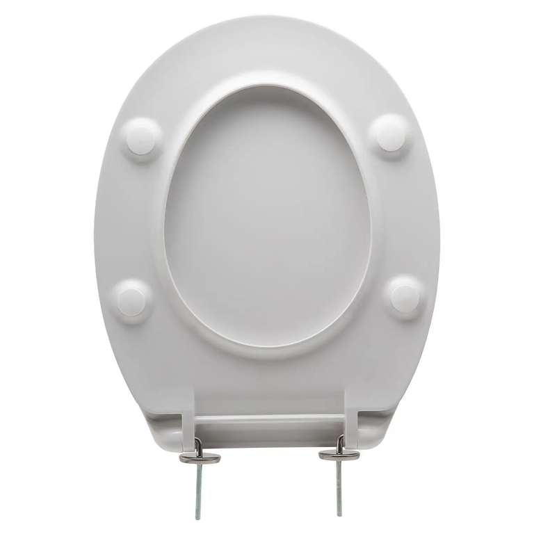 Bemis Pesaro Duroplast Slim Toilet Seat - White £15 + Free Collection (Limited Stores) @ Homebase