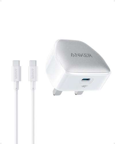 Anker Nano USB C Plug, 20W Anker 511 Charger (Nano Pro), PIQ 3.0 Compact Fast Charger - Sold by AnkerDirect UK