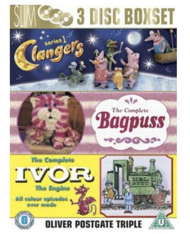 Clangers/Bagpuss/Ivor The Engine DVD (used)